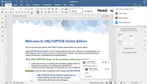 Опубликован офисный пакет ONLYOFFICE 8.0