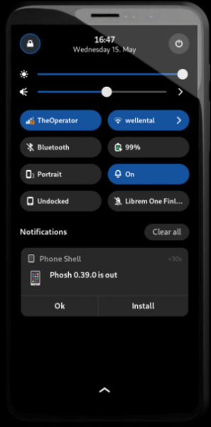 Выпуск Phosh 0.39, GNOME-окружения для смартфонов 