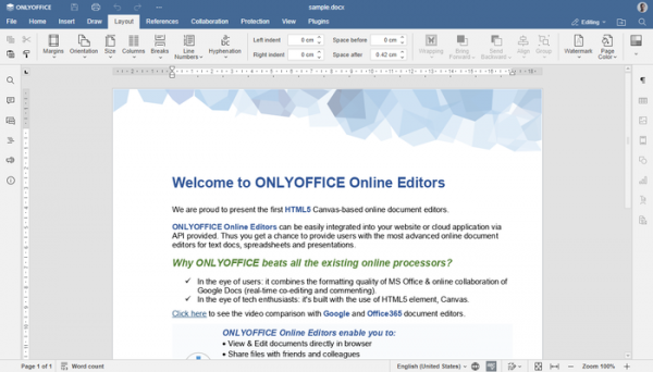 Опубликован офисный пакет ONLYOFFICE 8.1