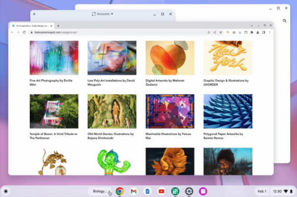 Выпуск Chrome OS 125 с новыми AI-инструментами