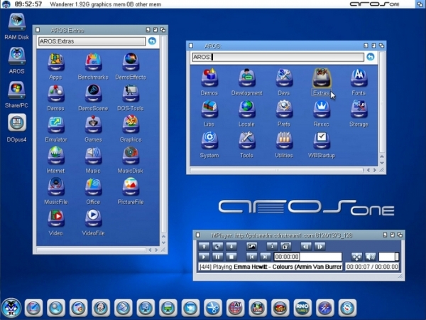Выпуск AROS One 2.5, дистрибутива ОС AROS, совместимой с AmigaOS