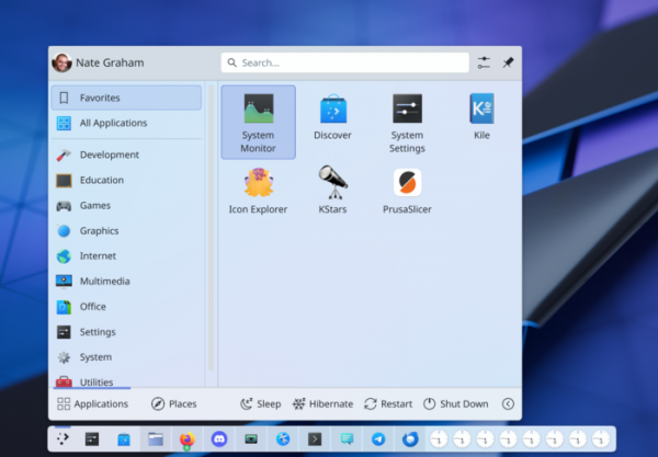 Началось бета-тестирование среды рабочего стола KDE Plasma 6.2 