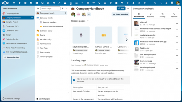 Выпуск Nextcloud Hub 9, платформы для организации совместной работы 