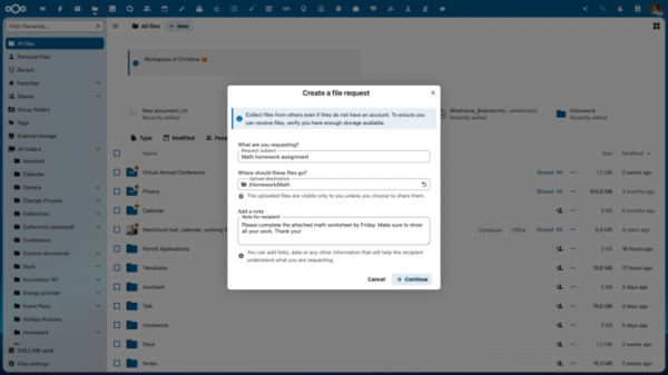 Выпуск Nextcloud Hub 9, платформы для организации совместной работы 