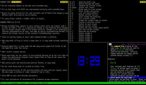 Tmux 3.5 и 3.5a