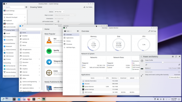 Релиз среды рабочего стола KDE Plasma 6.2