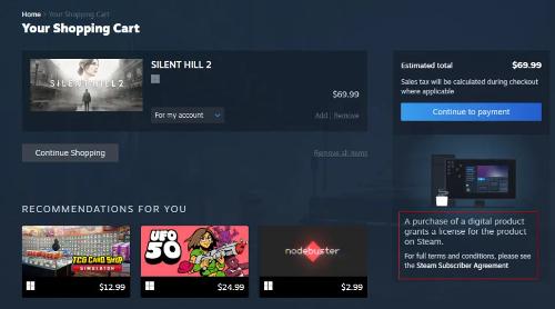 Steam предупредил пользователей, что продает лицензии на игры, а не сами игры