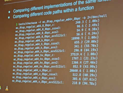 Использование в FFmpeg инструкций AVX-512 позволило в 94 раза ускорить некоторые операции