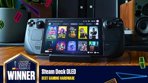 Steam Deck OLED завоевал награду за лучшее игровое оборудование на Golden Joystick Awards 2024