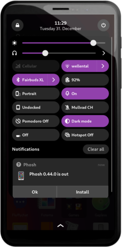 Выпуск Phosh 0.44.0, GNOME-окружения для смартфонов