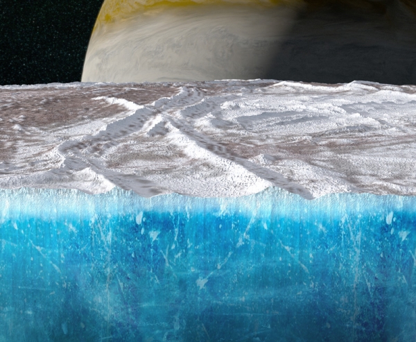 Зонд «Юнона» измерил толщину ледяного панциря спутника Юпитера Европы — в будущем там поищут жизнь