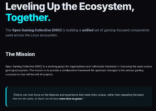 OGC: Создан альянс для развития унифицированных компонентов игровых Linux-дистрибутивов
