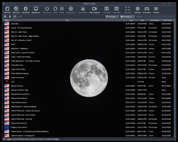  Выпуск PCSX2 2.6.0, эмулятора Sony Playstation 2 