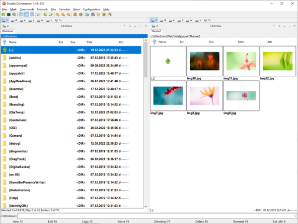  Выпуск файлового менеджера Double Commander 1.2.0 