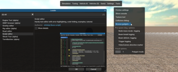  Доступен симулятор транспортных средств Rigs of Rods 2026.01 