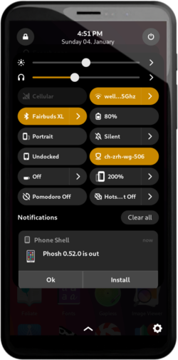 ΠΡΠΏΡΡΠΊ Phosh 0.52.0, GNOME-ΠΎΠΊΡΡΠΆΠ΅Π½ΠΈΡ Π΄Π»Ρ ΡΠΌΠ°ΡΡΡΠΎΠ½ΠΎΠ²