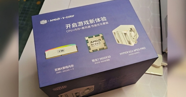 В некоторых странах Ryzen 7 9850X3D будет продаваться в комплекте с 32 Гбайт DDR5 и мощным кулером