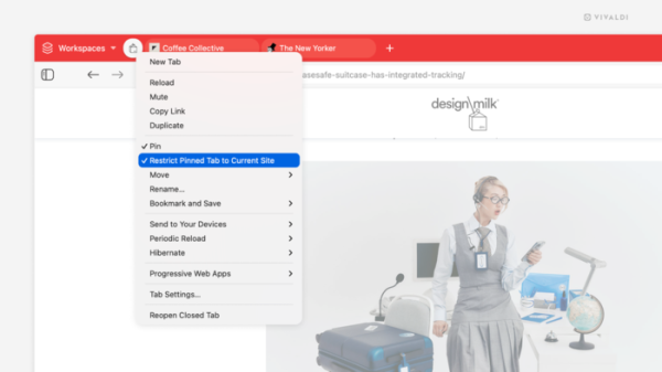  Состоялся релиз веб-браузера Vivaldi 7.8 для десктопов 