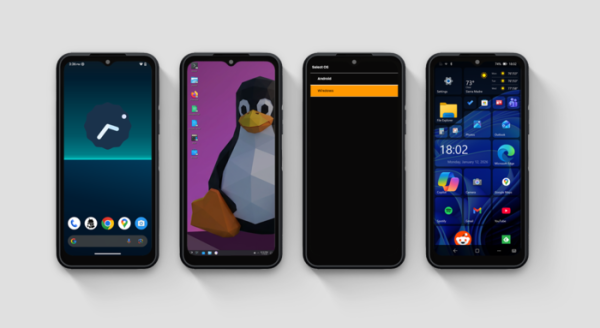  Представлен смартфон NexPhone, совмещающий Android, Debian и Windows 
