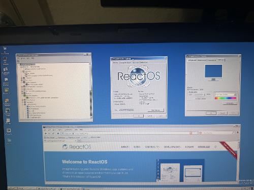 Разработчики ReactOS продемонстрировали работу проприетарных драйверов GPU