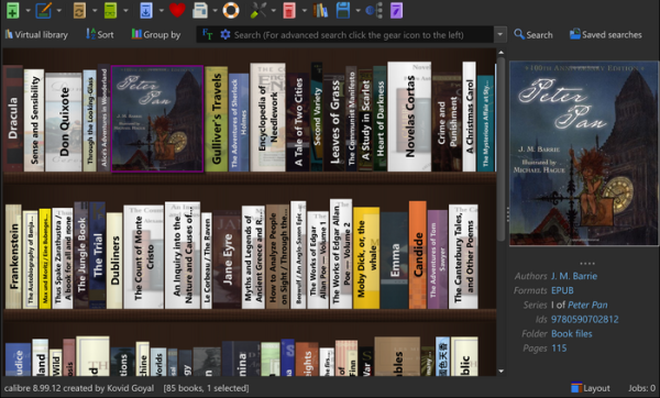 Π Π΅Π»ΠΈΠ· ΡΠΈΡΡΠ΅ΠΌΡ ΡΠΏΡΠ°Π²Π»Π΅Π½ΠΈΡ ΠΊΠΎΠ»Π»Π΅ΠΊΡΠΈΠ΅ΠΉ ΡΠ»Π΅ΠΊΡΡΠΎΠ½Π½ΡΡ
ΠΊΠ½ΠΈΠ³ Calibre 9