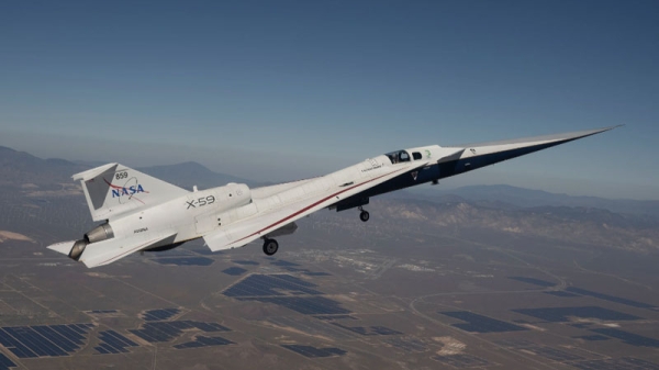 Второй полёт прототипа тихого сверхзвукового авиалайнера NASA X-59 оказался недолгим, но информативным