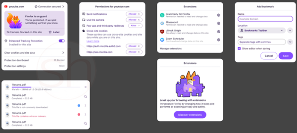  Макеты обновлённого интерфейса Firefox, развиваемого под кодовым именем Nova 