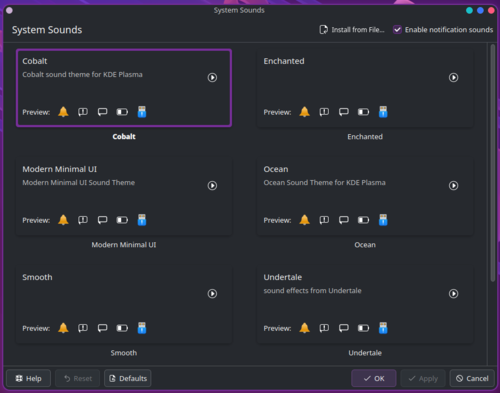  В KDE реализованы KIO S3, установка звуковых тем из файлов и режим ввода спецсимволов 