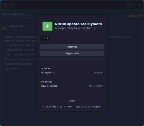  Выпуск дистрибутива Nitrux 6.0 