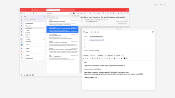  Состоялся релиз браузера Vivaldi 7.9 для десктопов 