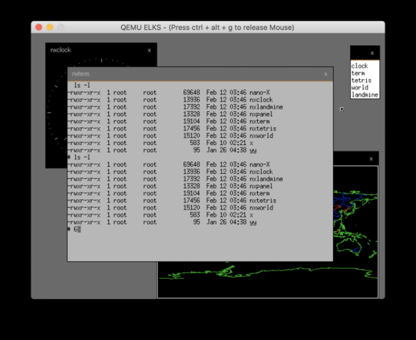Доступен ELKS 0.9, вариант ядра Linux для старых 16-разрядных процессоров Intel