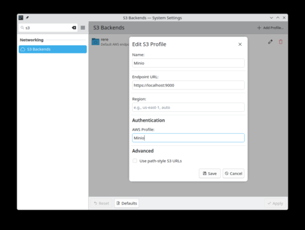  В KDE реализованы KIO S3, установка звуковых тем из файлов и режим ввода спецсимволов 