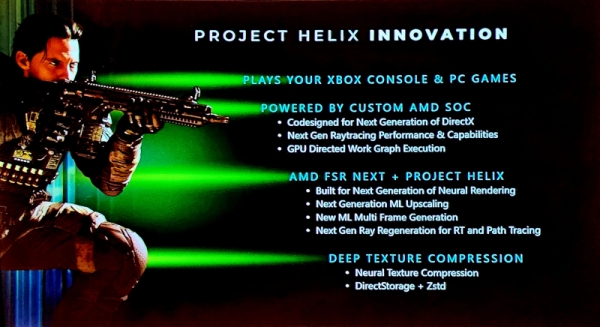 Xbox Project Helix получит ИИ-генератор кадров и рейтрейсинг нового поколения — девкиты выйдут в 2027 году