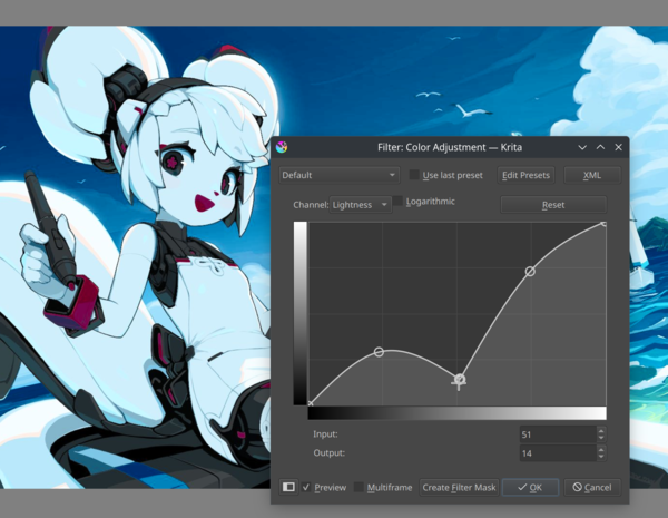 ΠΡΠΏΡΡΠΊ ΡΠ°ΡΡΡΠΎΠ²ΠΎΠ³ΠΎ Π³ΡΠ°ΡΠΈΡΠ΅ΡΠΊΠΎΠ³ΠΎ ΡΠ΅Π΄Π°ΠΊΡΠΎΡΠ° Krita 6.0