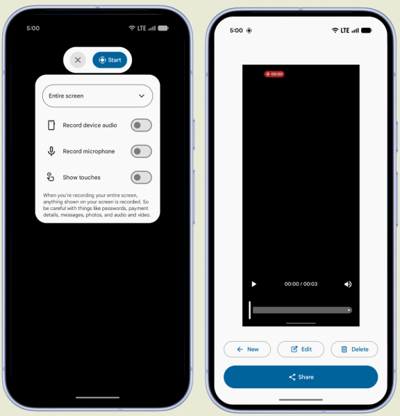 Π’ΡΠ΅ΡΡΡ Π±Π΅ΡΠ°-Π²Π΅ΡΡΠΈΡ Android 17