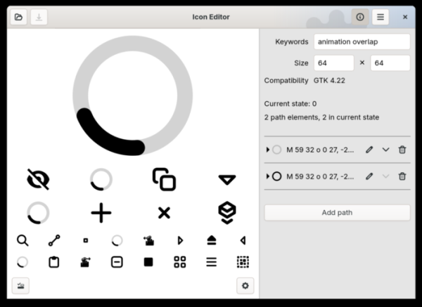ΠΠΎΡΡΡΠΏΠ΅Π½ Π³ΡΠ°ΡΠΈΡΠ΅ΡΠΊΠΈΠΉ ΡΡΠ»ΠΊΠΈΡ GTK 4.22 ΡΠΎ Π²ΡΡΡΠΎΠ΅Π½Π½ΡΠΌ Π΄Π²ΠΈΠΆΠΊΠΎΠΌ ΠΎΡΡΠΈΡΠΎΠ²ΠΊΠΈ SVG