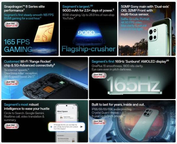 OnePlus представила смартфон Nord 6 с чипом Snapdragon 8 Gen 4, 50-Мп камерой и батареей на 9000 мА·ч за $420