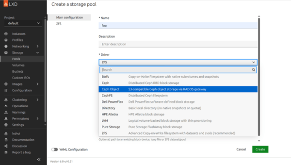 Выпуск инструментариев для управления контейнерами LXC 7.0 и LXD 6.8