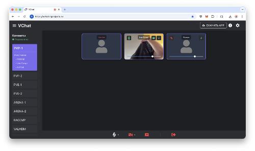 VChat — простой видеочат на WebRTC