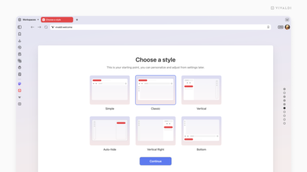 Выпуск браузера Vivaldi 8.0