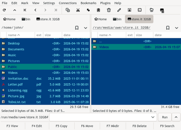 Доступен GNOME Commander 2.0, переписанный на Rust и сменивший лицензию на GPLv3