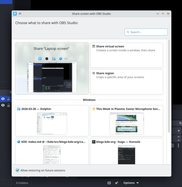  Бета-выпуск KDE Plasma 6.7 