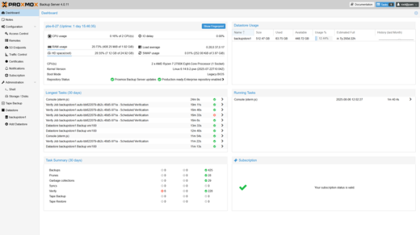  Доступен дистрибутив Proxmox Backup Server 4.2 