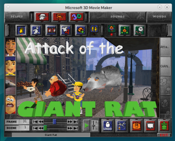  Microsoft 3D Movie Maker портирован для Linux 