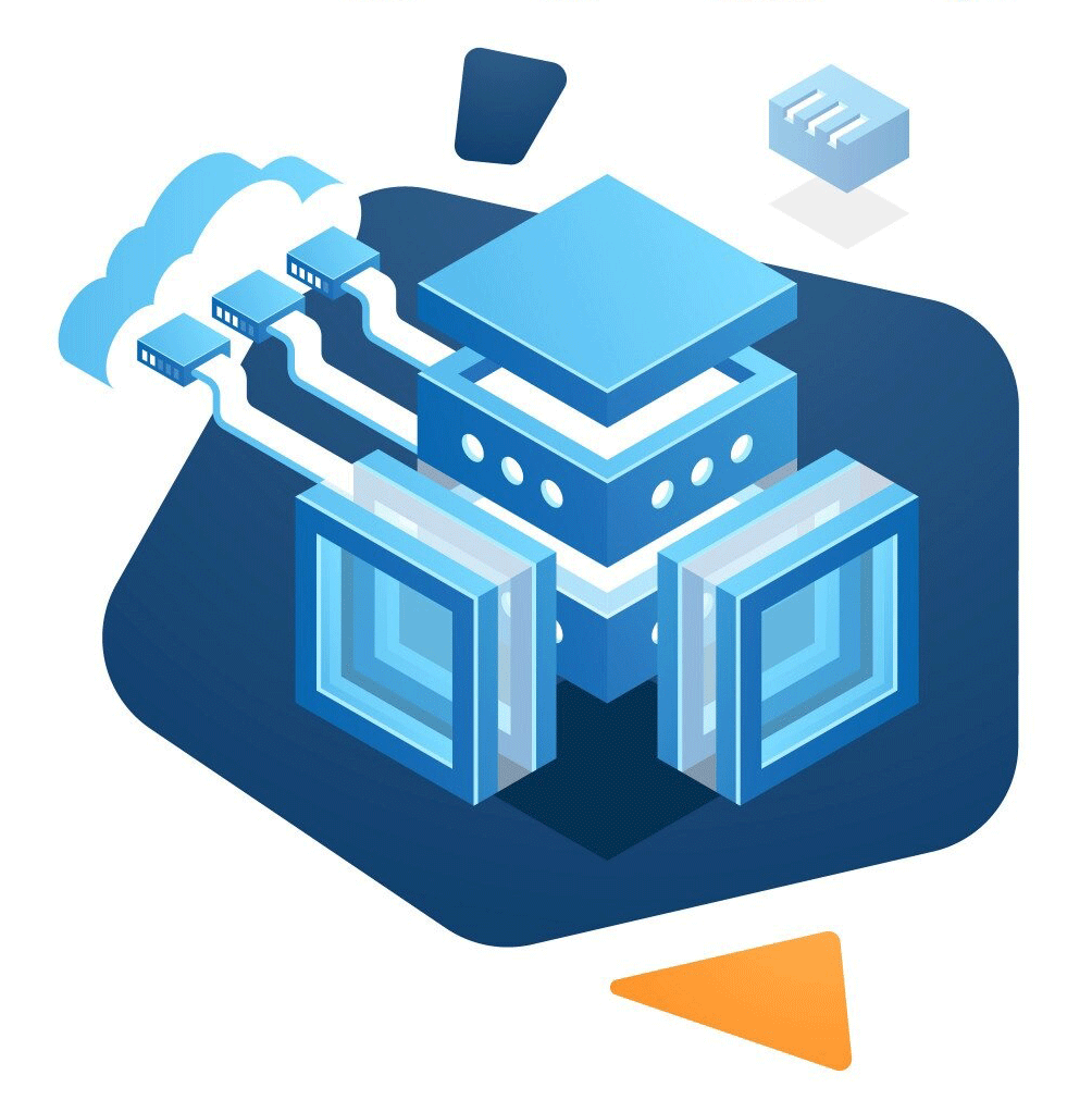 Data cloud storage banner icon connection remote file warehouse technology object 39422 548