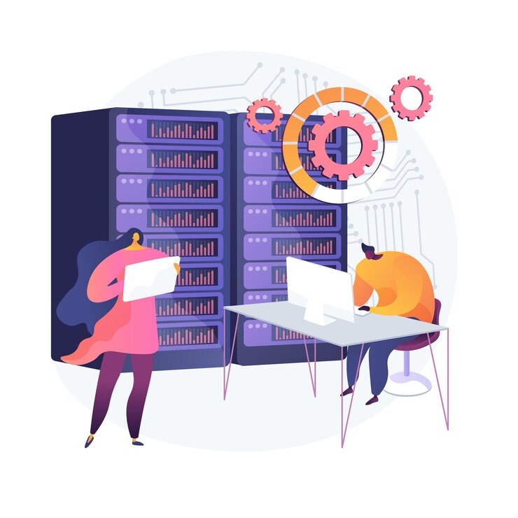 Imgi 55 database digital information storage organization technical support worker cart