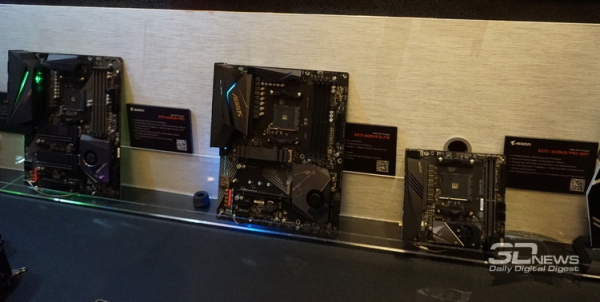 Computex 2019: материнские платы на X570, SSD с PCIe 4.0 и другие новинки со стенда Gigabyte