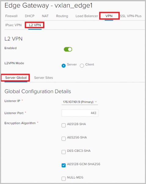 VMware NSX для самых маленьких. Часть 6. Настройка VPN