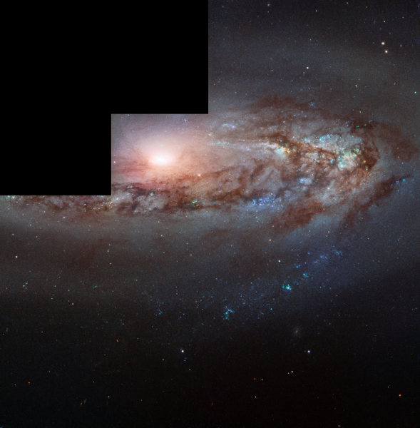 Фото дня: необычный взгляд на галактику Messier 90
