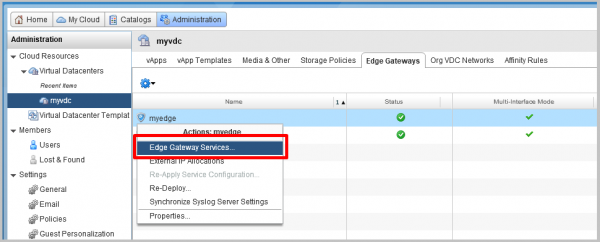 VMware NSX для самых маленьких. Часть 6. Настройка VPN